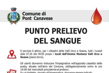 Punto di prelievo del sangue